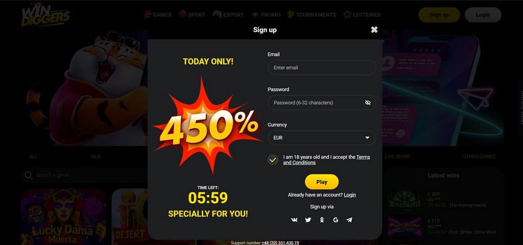 Win Diggers Online Casino UK Your Ultimate Video Gaming Overview